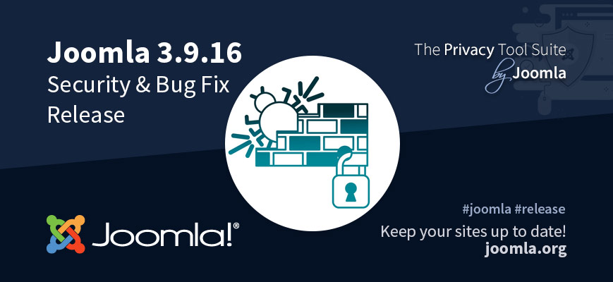 Вышел релиз безопасности Joomla 3.9.16